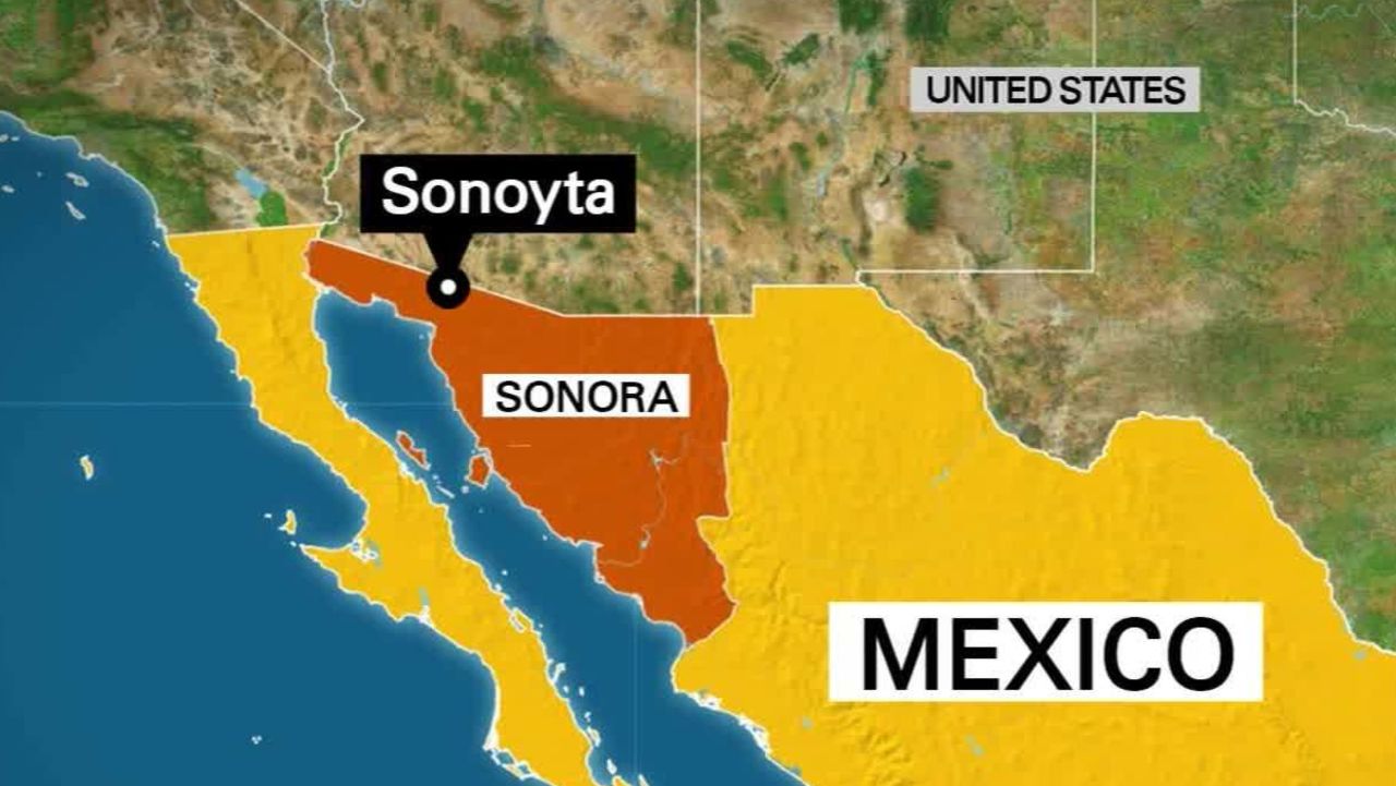 Border wall section in the southern desert